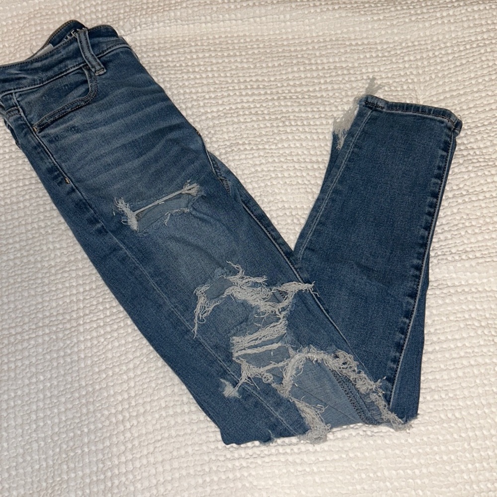 American Eagle ripped jeans
